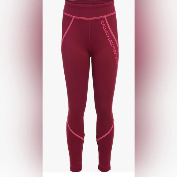 Calvin Klein Girls' Performance Stretch Legging Sz XL 14/16 - Picture 1 of 6
